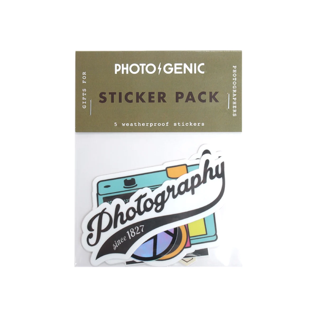 Photogenic Sticker Pack – 5 Pack (Photographer’s)