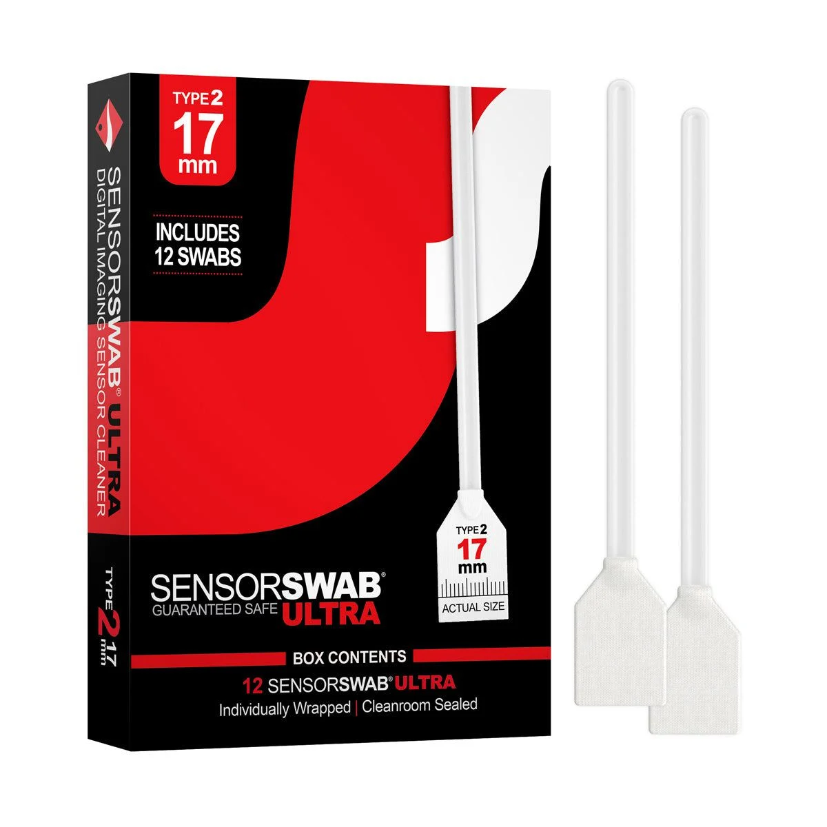 Photographic Solutions Sensor Swab ULTRA - Type 2 (12 Pack)