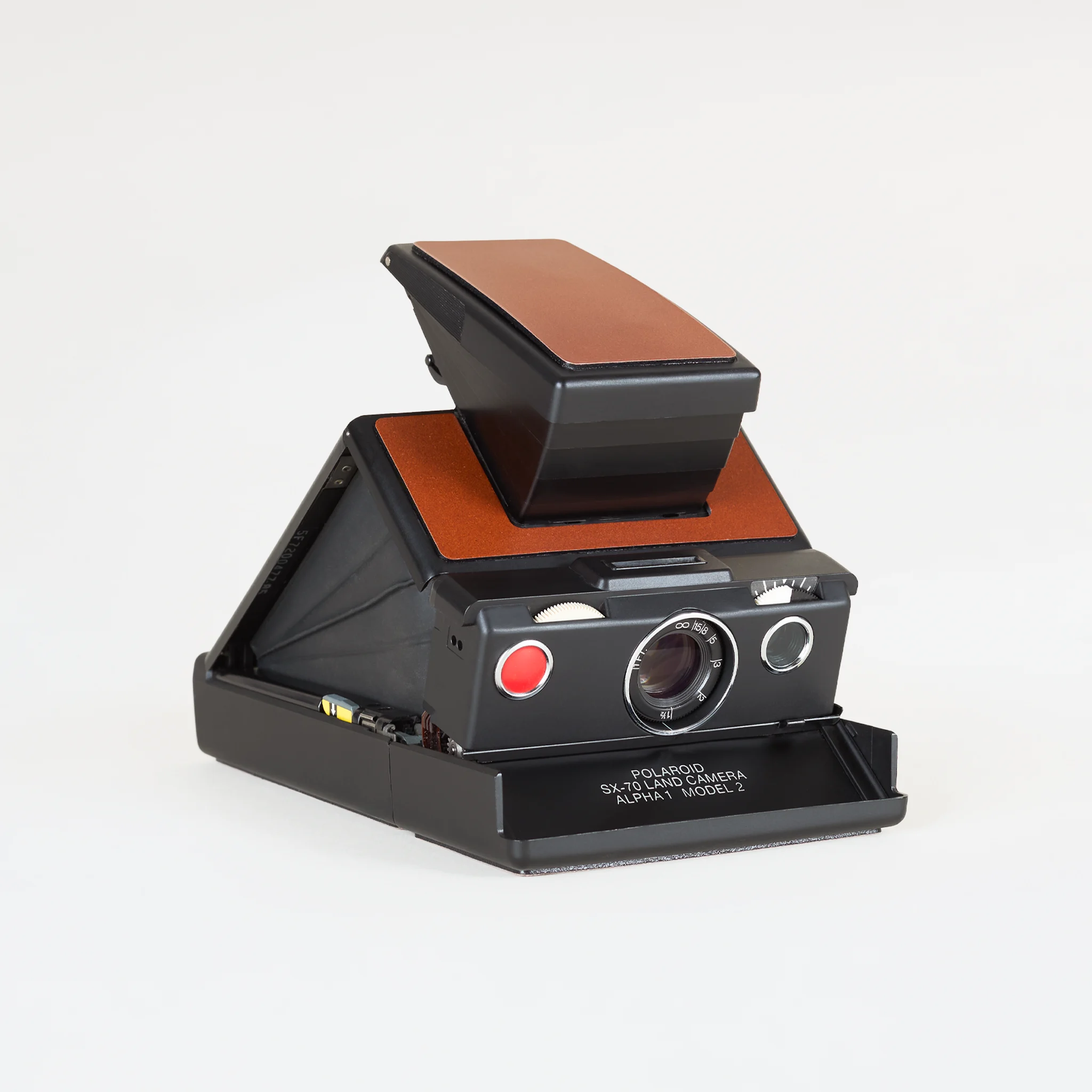 Polaroid SX-70 Model 2 - Tan on Black