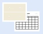 8.5x11 Calendar Spiral bound