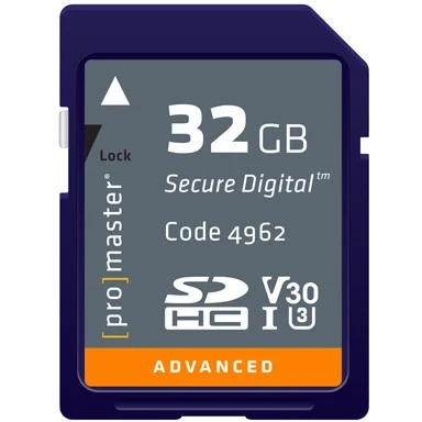 ProMaster Advanced SDHC UHS-I Memory Card - 32GB
