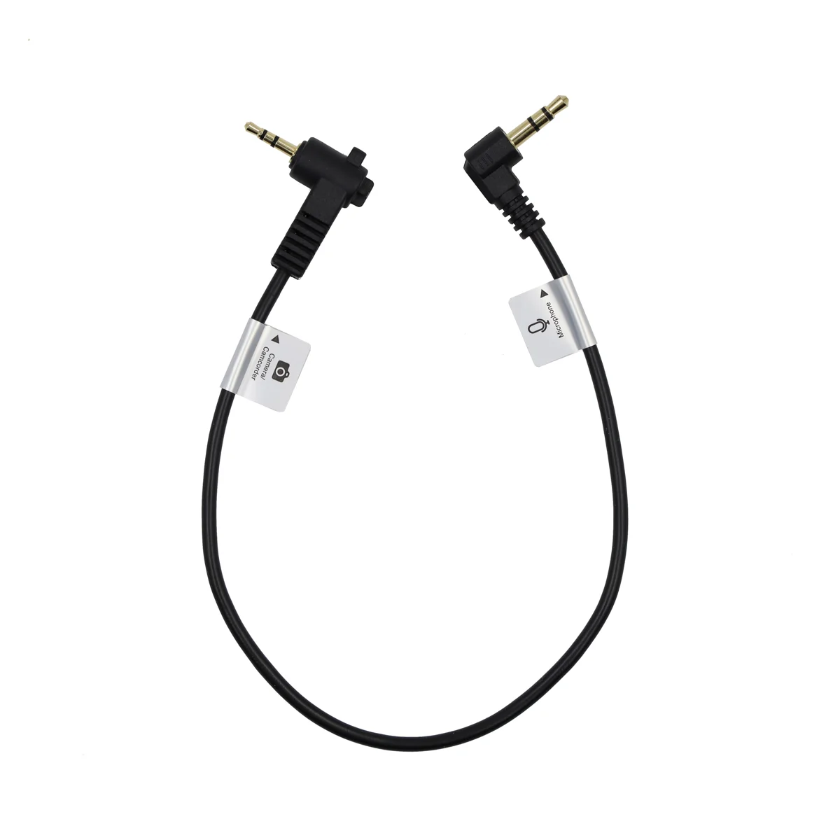 ProMaster Audio Cable 2.5mm TRS male Rt-Ang – 3.5mm TRS male Rt-Ang -1′ straight