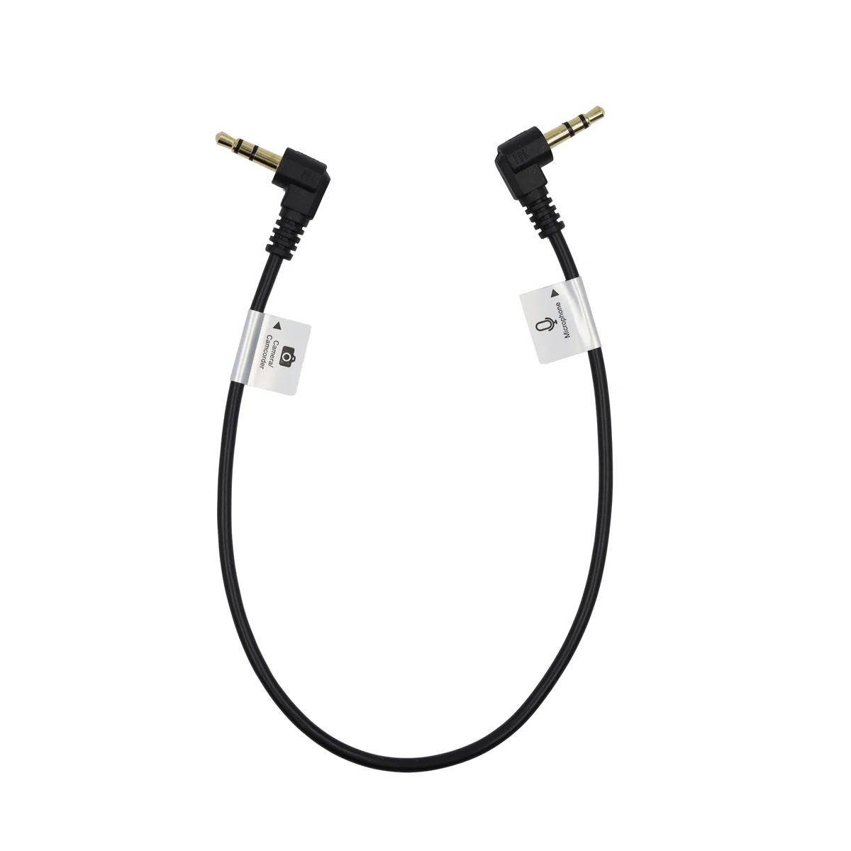 ProMaster Audio Cable 3.5mm TRS male Rt-Ang – 3.5mm TRS male Rt-Ang -1′ straight