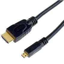 ProMaster HDMI A Male to Micro D Male 6' Black Cable