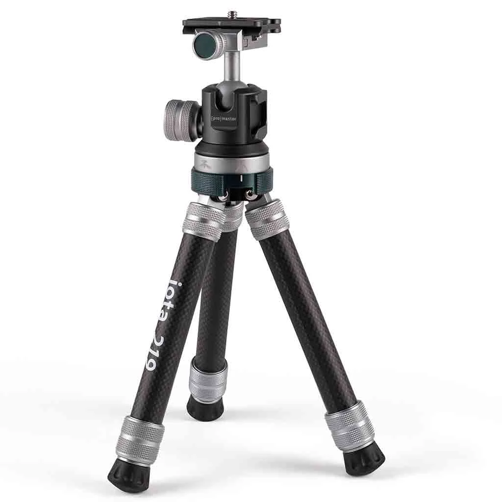 Promaster iota 219 Carbon Fiber Tabletop Tripod Kit 94536
