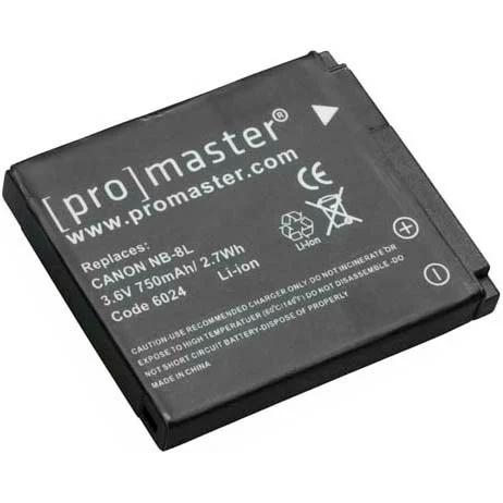 ProMaster Li-Ion Battery - Canon NB-8L