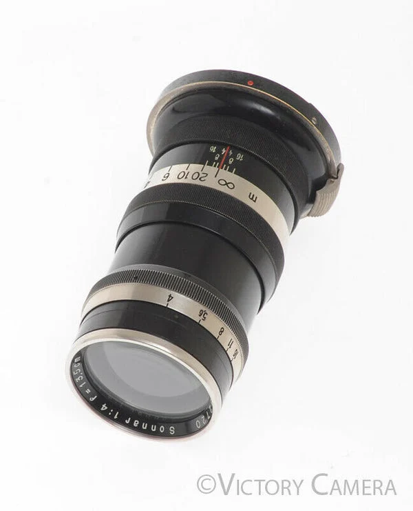 Rare Early Black Contax 135mm f4.5 Zeiss Lens [EXC-]