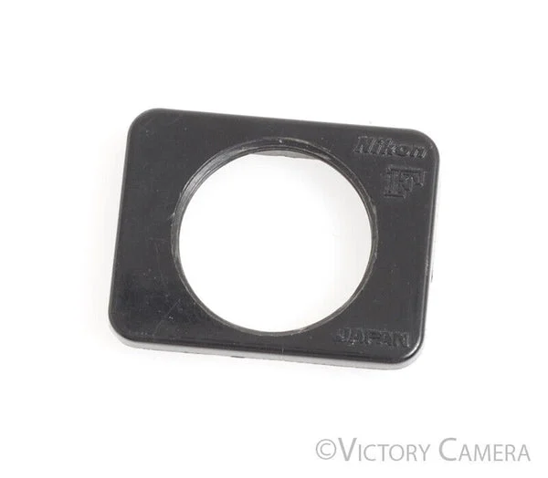 RARE Nikon F Square Rectangular 2 Round Eyepiece Eyecap Adapter Eye level Finder [EXC+]