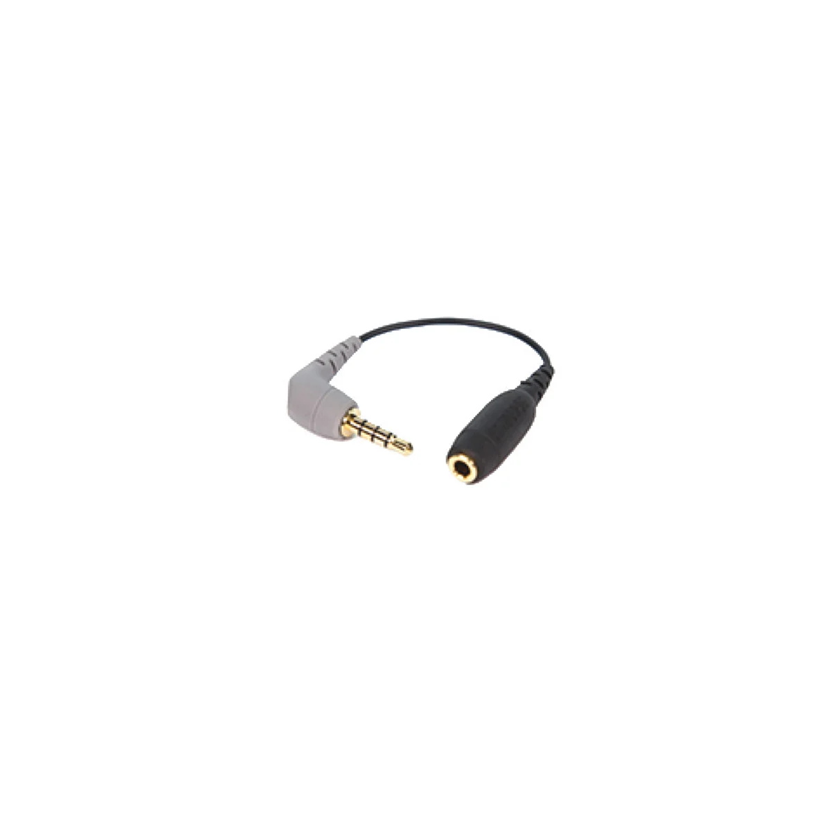 RODE SC4 3.5mm TRS Female to 3.5mm Right-Angle TRRS Male Adapter Cable for Smart