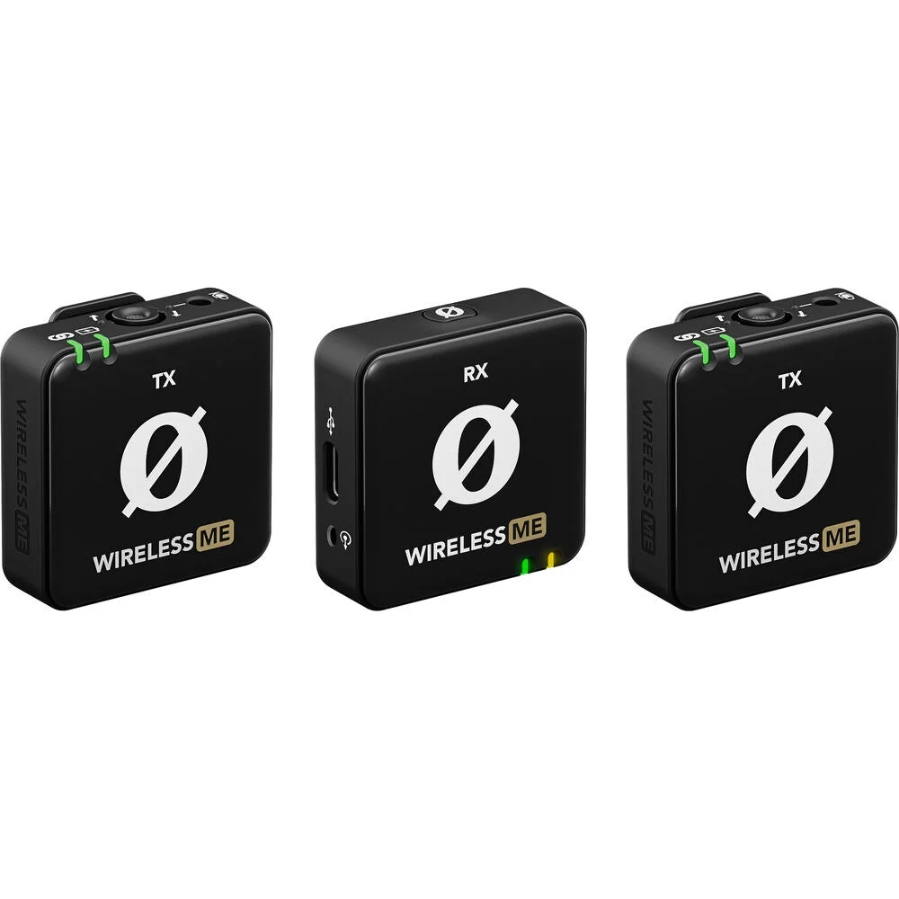 RODE Wireless ME Dual Compact Digital Wireless Microphone System (2.4 GHz, Black