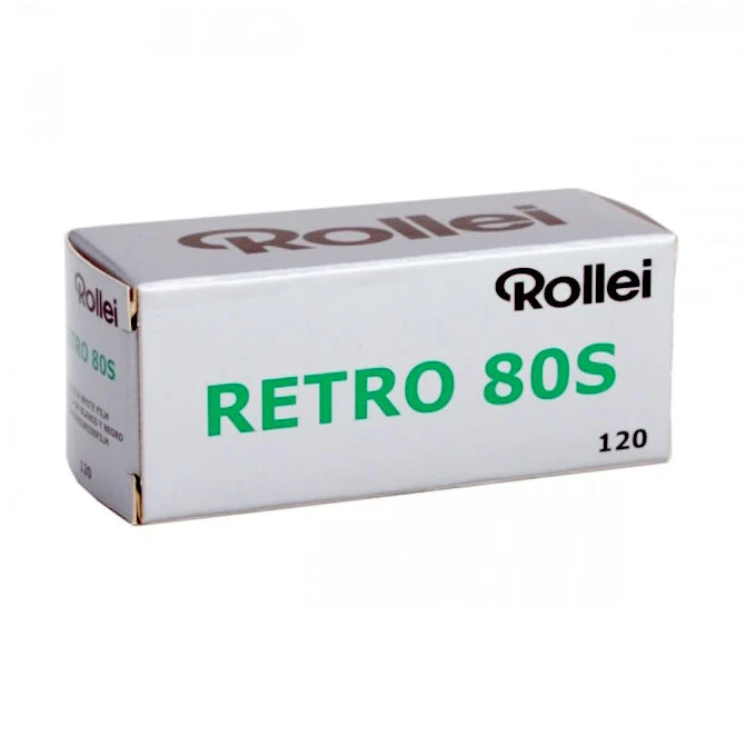 Rollei Retro 80s Medium Speed Black & White Negative Film - 120 Roll