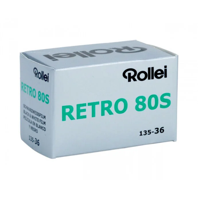 Rollei Retro 80s Medium Speed Black and White Negative Film - 35mm Roll