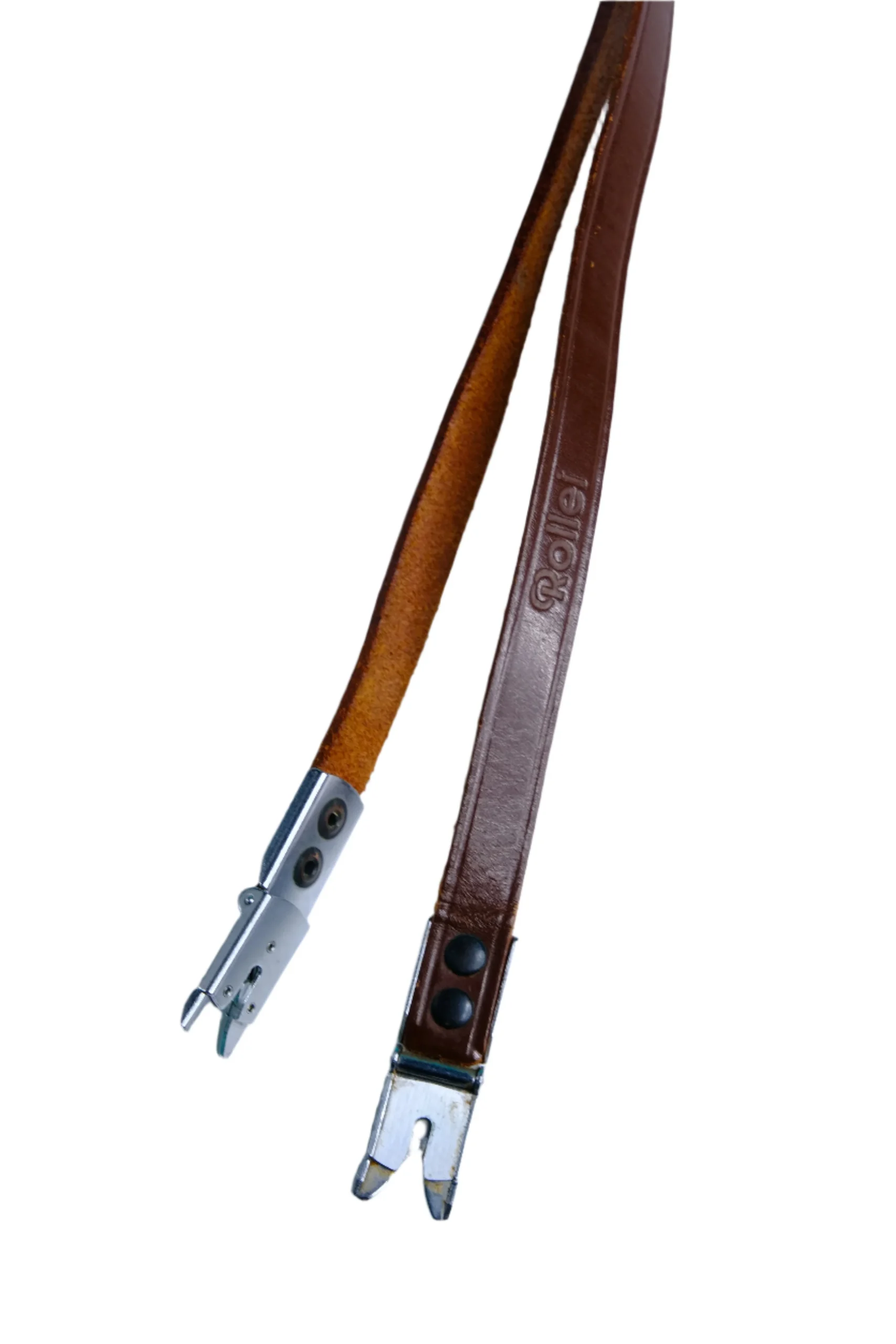 Rollei Rolleiflex Scissor Style Vintage Leather Strap