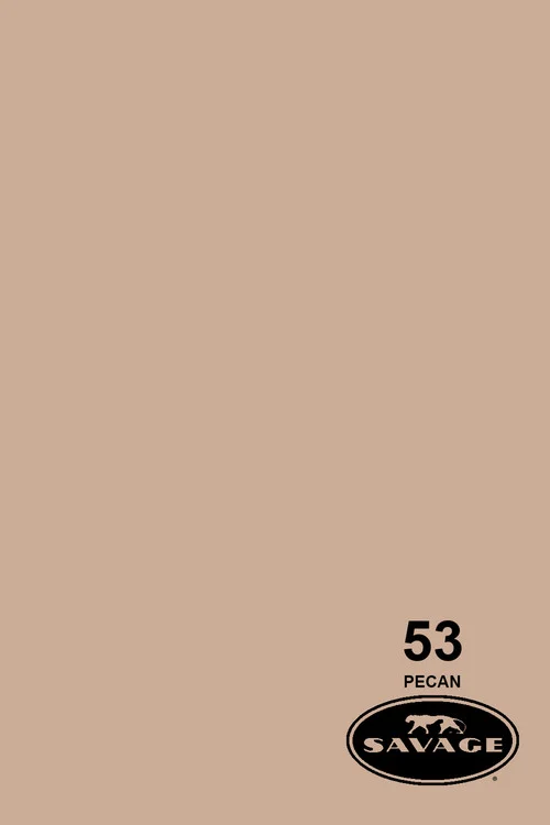 Savage Widetone Background Paper 107 Inch x 12 Yard Roll - #53 Pecan