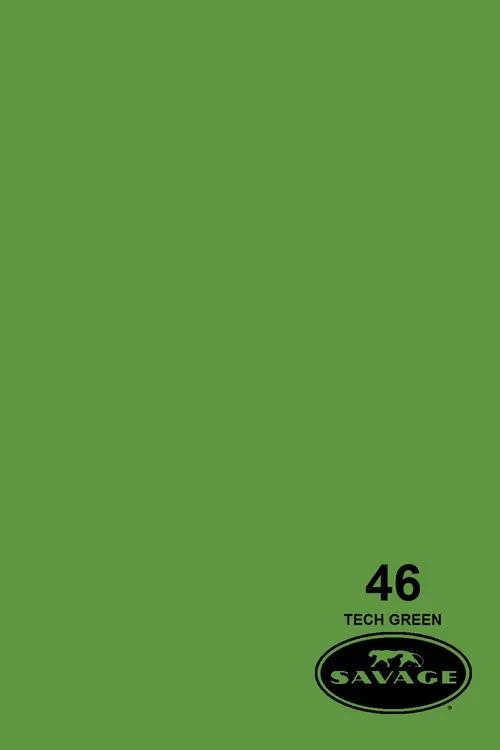 Savage Widetone Background Paper 140 Inch x 35 Yard Roll - #46 Tech Green
