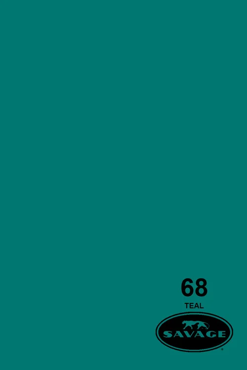 Savage Widetone Background Paper 53 Inch x 12 Yard Roll - #68 Teal