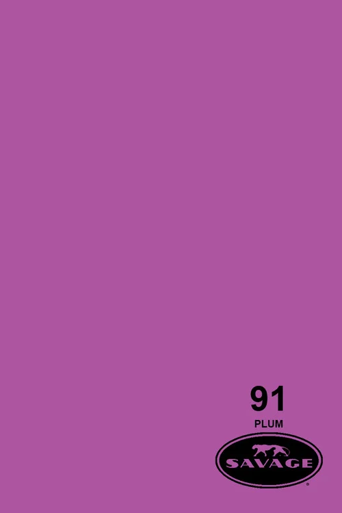 Savage Widetone Background Paper 53 Inch x 12 Yard Roll - #91 Plum