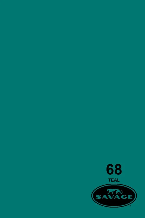 Savage Widetone Background Paper 86 Inch x 12 Yard Roll - #68 Teal