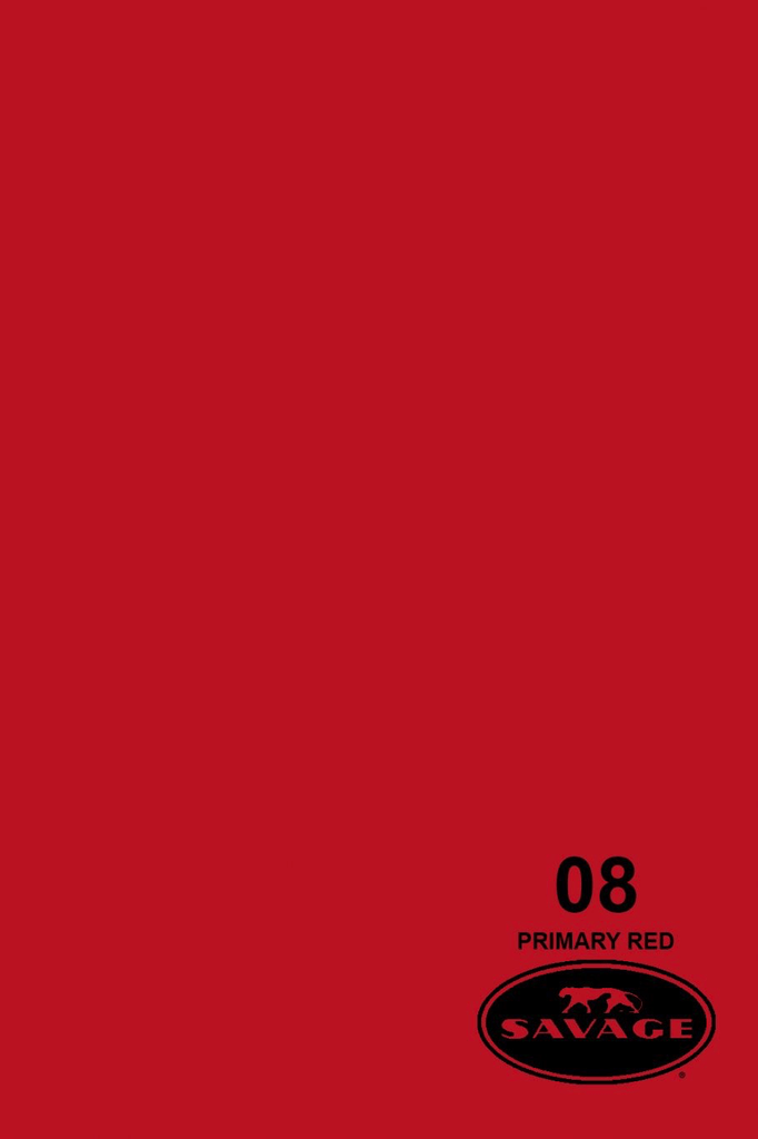 Savage Widetone Seamless Background Paper (Primary Red, 86” x 12yd)