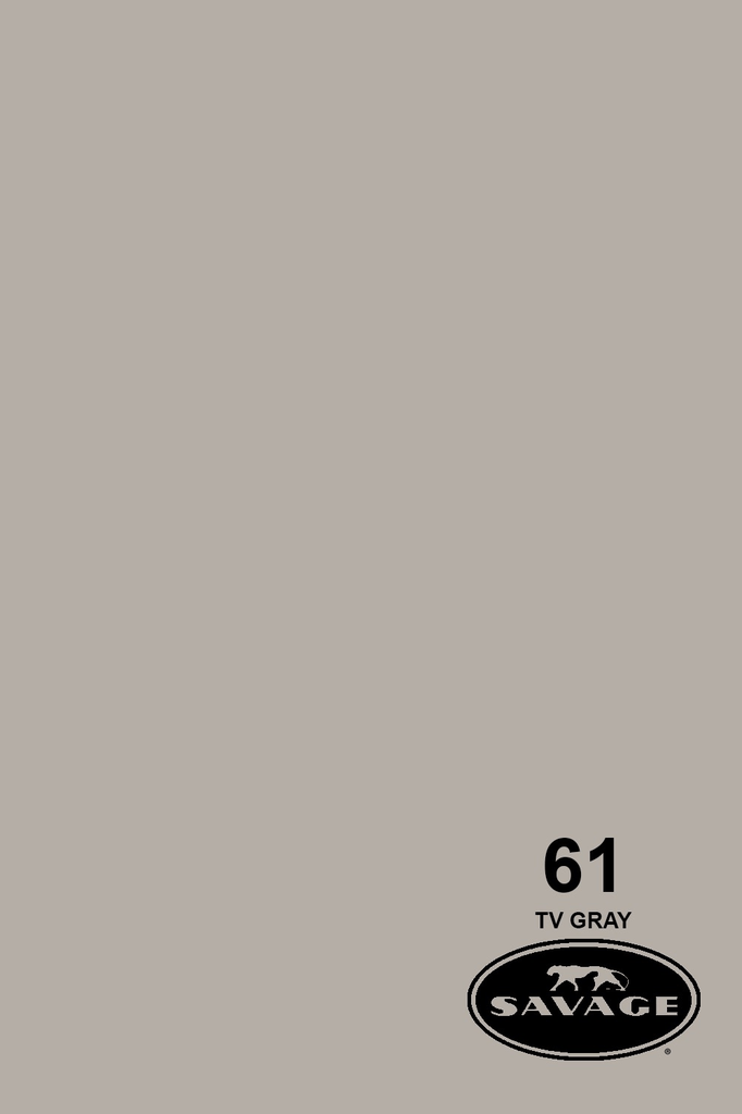 Savage Widetone Seamless Background Paper (TV Gray 86”X12yds)