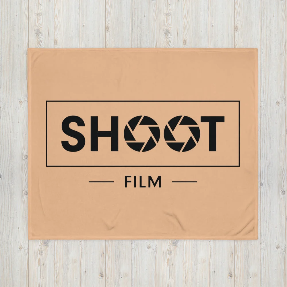 Shoot Film Aperture Throw Blanket