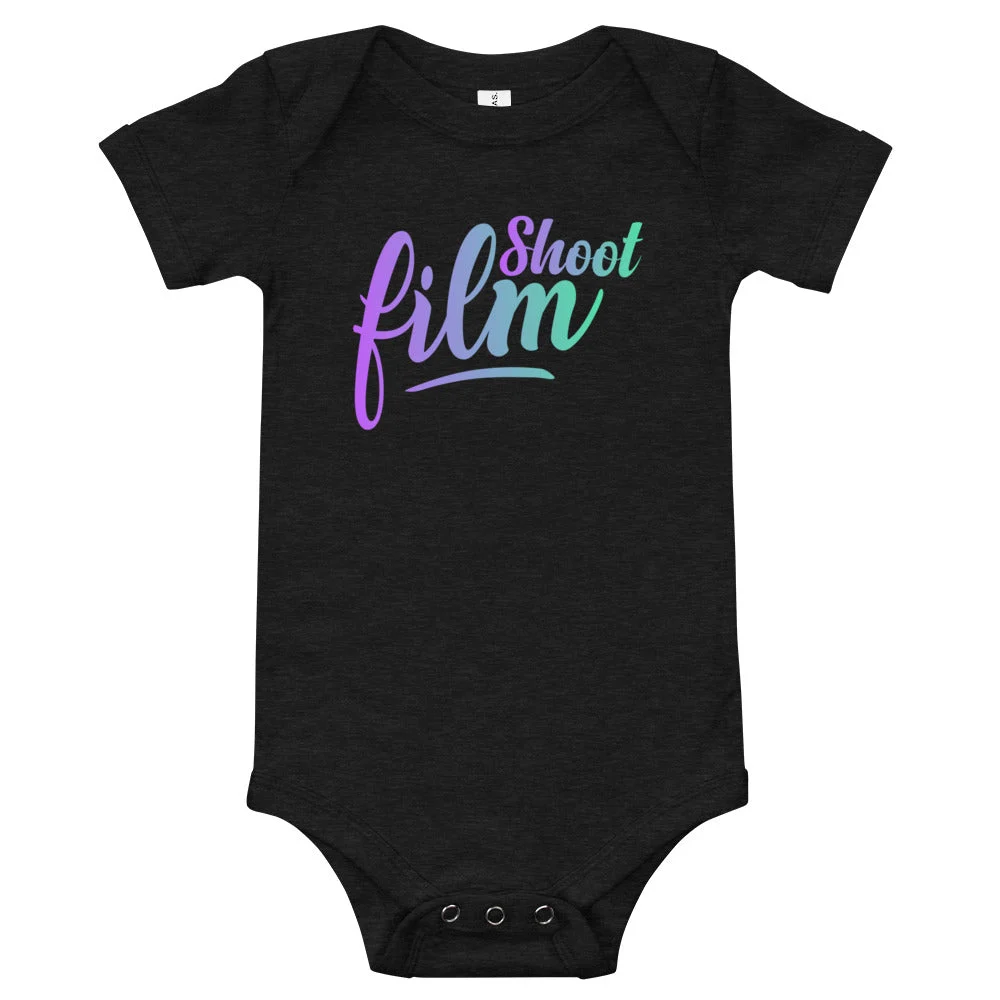 Shoot Film Color Cursive Baby One Piece