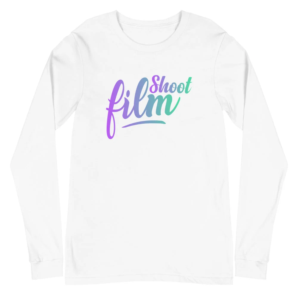 Shoot Film Color Cursive Unisex Long Sleeve Tee