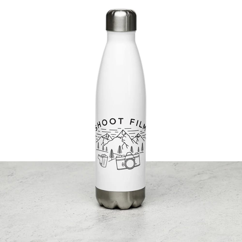 Shoot Film Outdoors Stainless Steel Water Bottle
