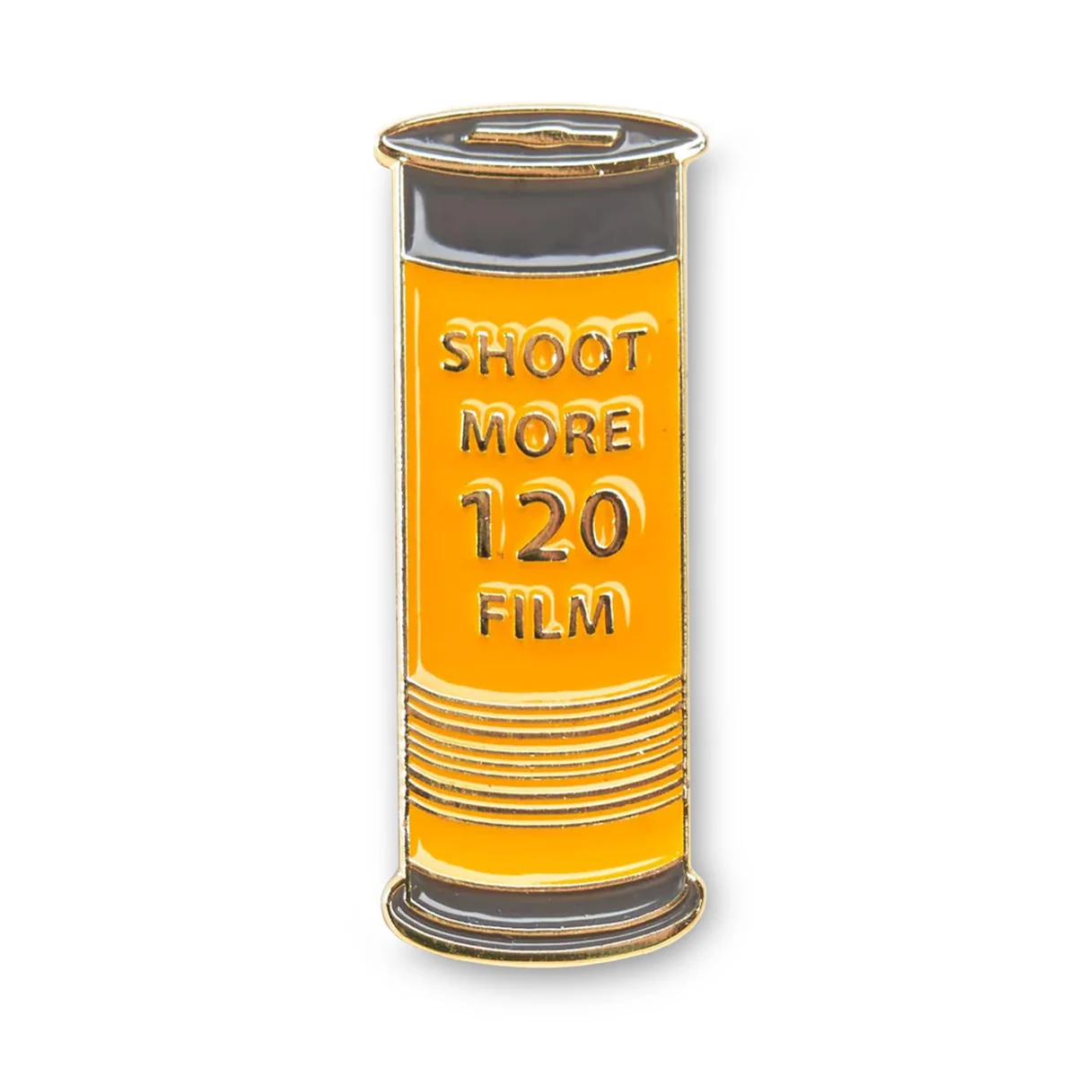 Shoot More 120 Gold Film Pin