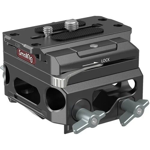 SmallRig Magnesium Alloy Baseplate with Dual 15mm LWS Rod Clamp