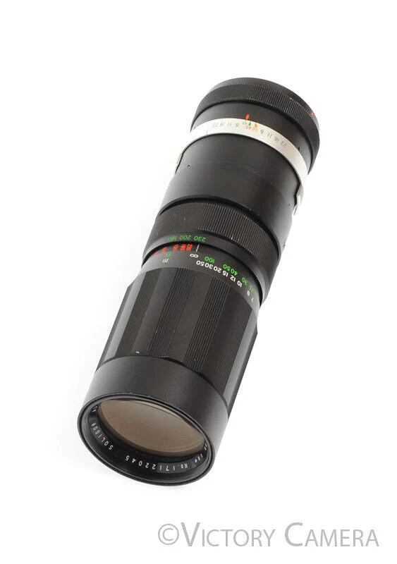 Soligor 90-230mm f4.5 Telephoto Zoom Lens for Beseler Topcon Cameras[EXC]