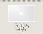 Spiral Bound Calendar | 11x8.5"