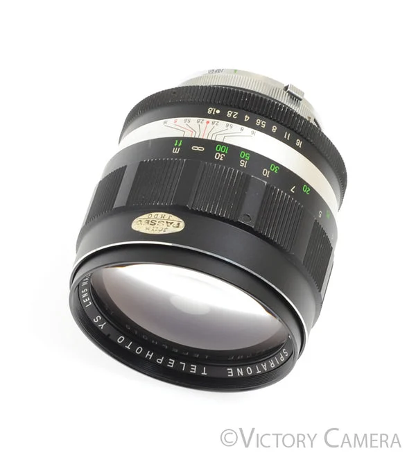 Spiratone YS 135mm f1.8 FAST Telephoto Prime Lens for Olympus OM [EXC]
