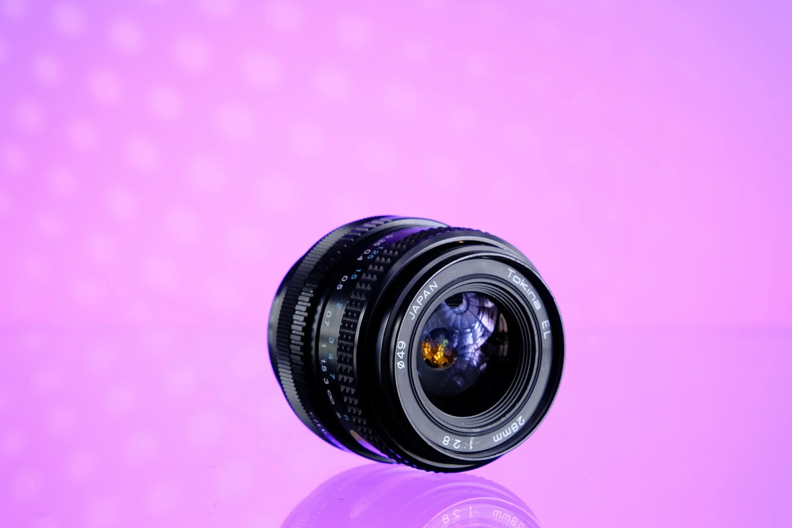 Tokina EL 28mm f/2.8 Wide Angle Canon FD Mount Lens Ae-1