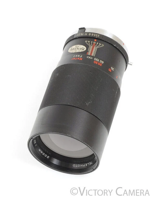Vivitar 200mm F3.5 Telephoto Prime Lens for Minolta Manual Focus [EXC]