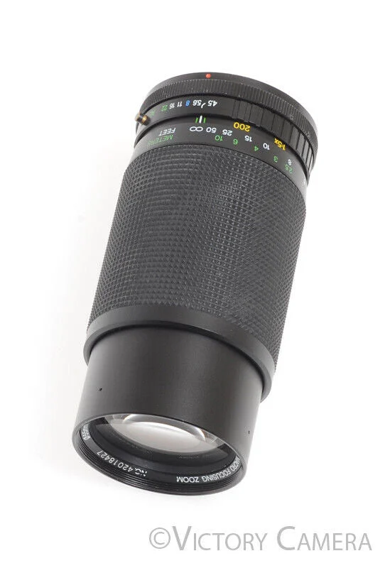 Vivitar 75-200mm f4.5 MC Telephoto Macro Zoom Lens for Canon FD Mount[EXC-]