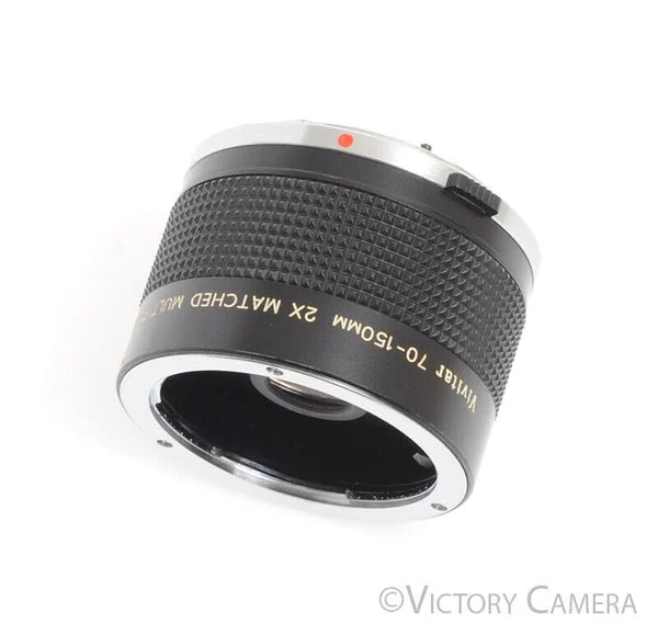 Vivitar MC 70-150mm 2x Matched Multiplier Teleconverter Olympus O/OM Mount [EXC+]