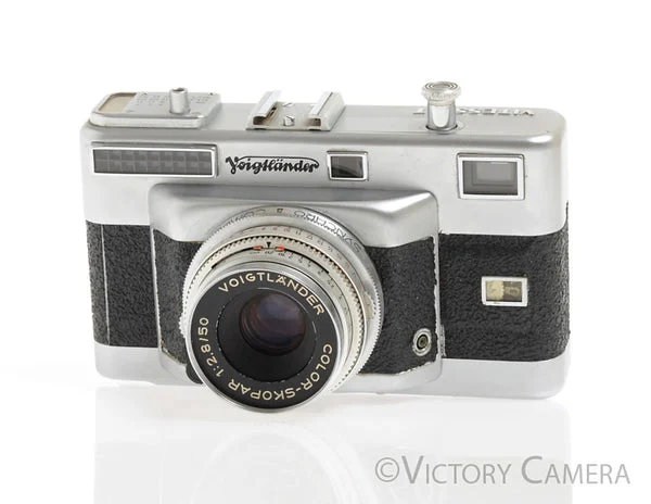 Voigtlander Vitessa T 35mm Film Camera w/ 50mm f2.8 Lens -BGN, Fungus, As is-