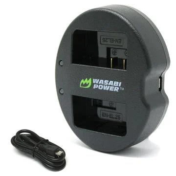 Wasabi Power Nikon EN-EL25 Dual Charger