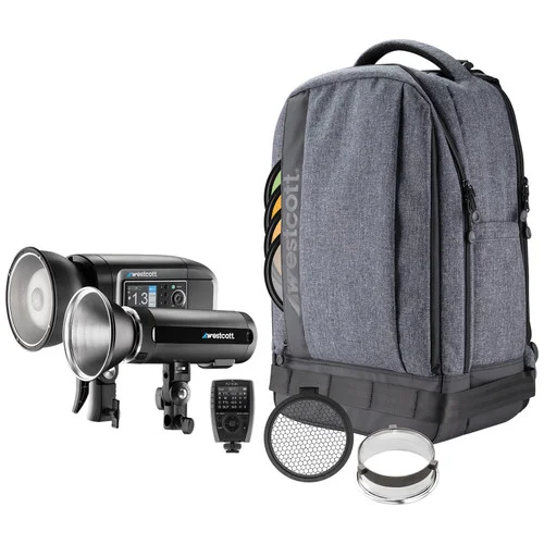 Westcott FJ400/200 2-Light Portable Portrait Flash Kit with FJ-X3s Wireless Trigger for Sony Cameras