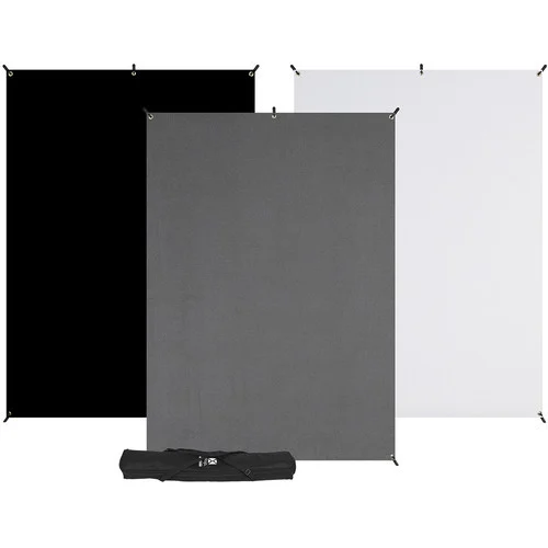 Westcott X-Drop 3-Pack Backdrop Kit - 5x7'