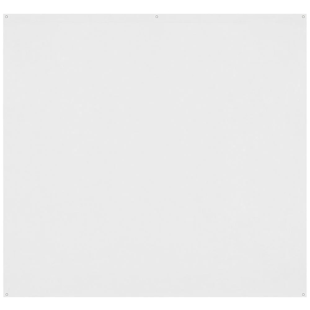 Westcott X-Drop Fabric Backdrop | High-Key White, 8 x 8'