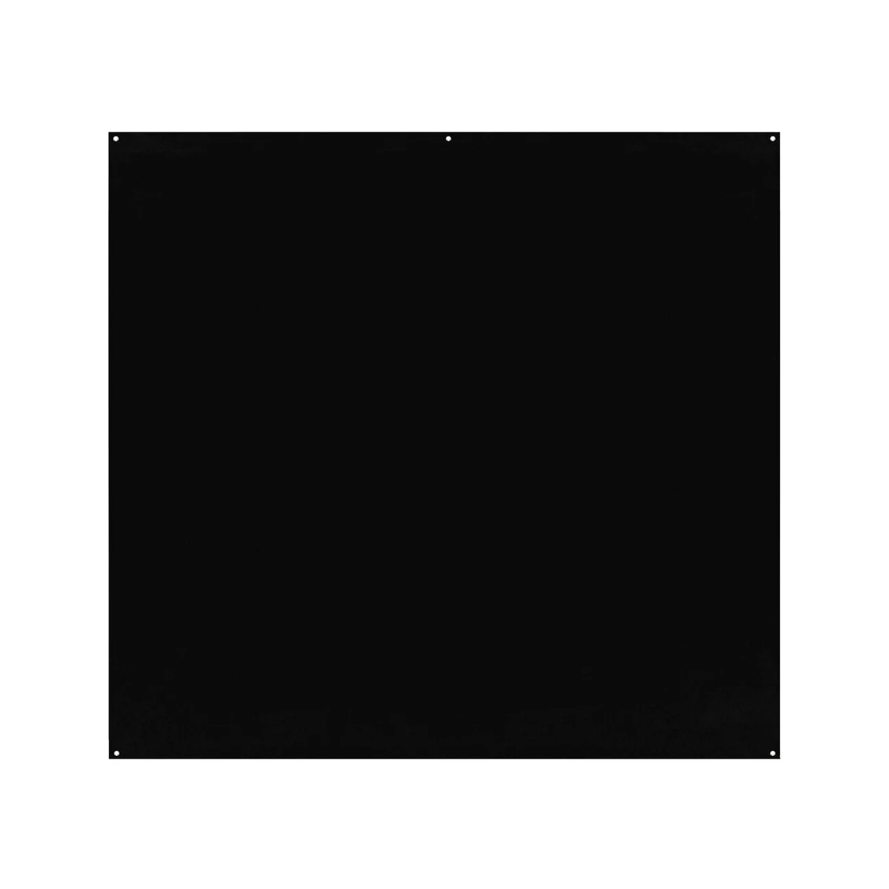 Westcott X-Drop Pro Wrinkle-Resistant Backdrop | Rich Black, 8 x 8'