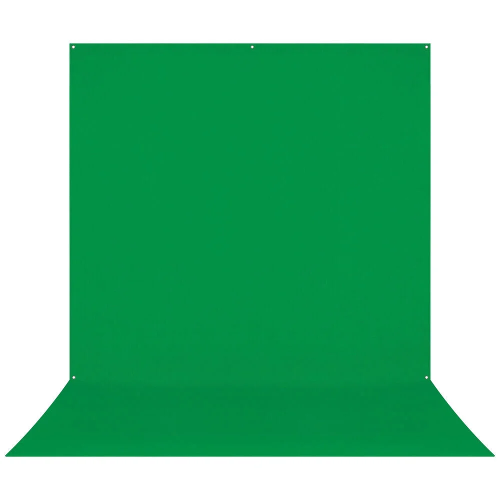 Westcott X-Drop Pro Wrinkle-Resistant Backdrop Sweep | Chroma-Key Green, 8 x 13'