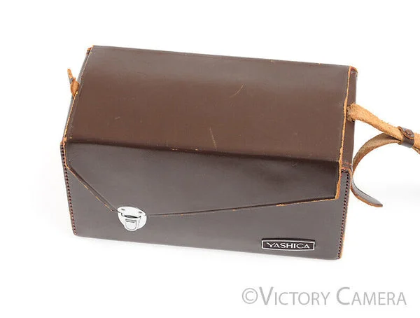 Yashica 635 Rare TLR Genuine Leather Carrying Case System Case Red Interior [EXC-]