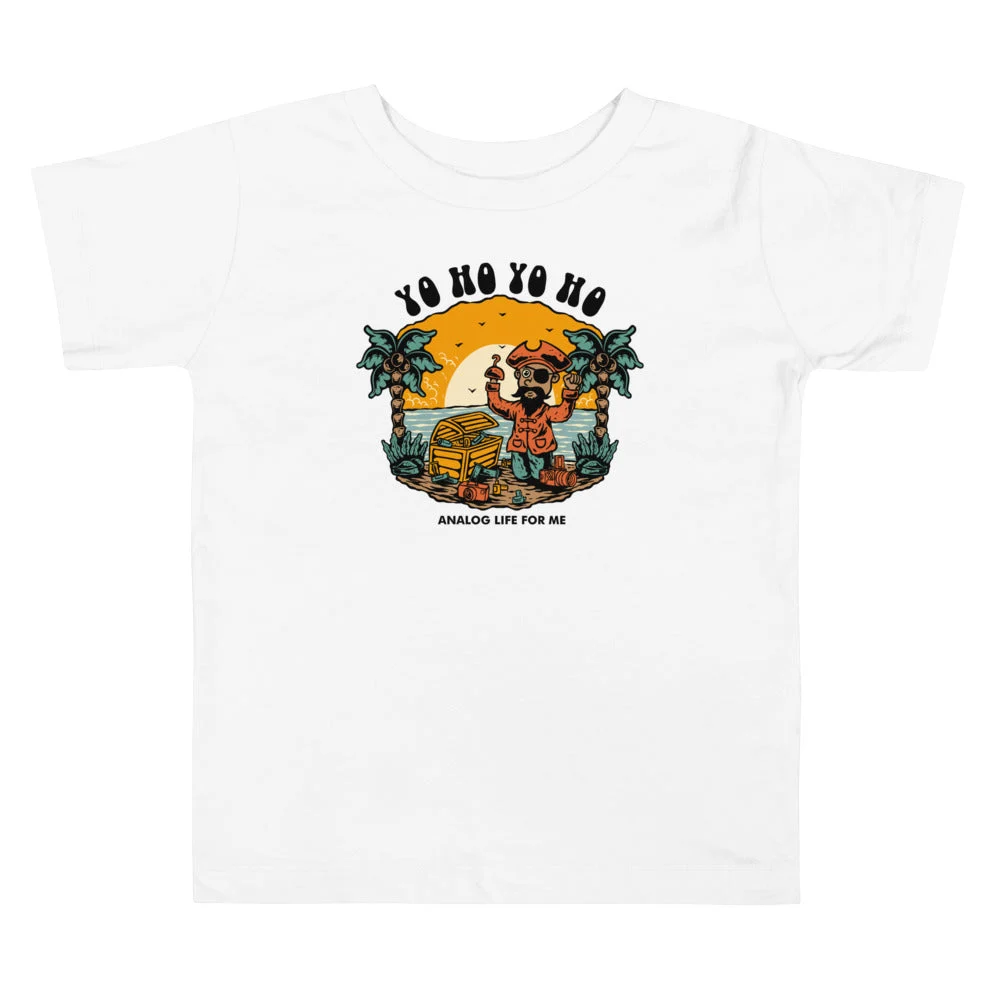 Yo Ho Yo Ho Analog Life For Me Toddler Short Sleeve Tee