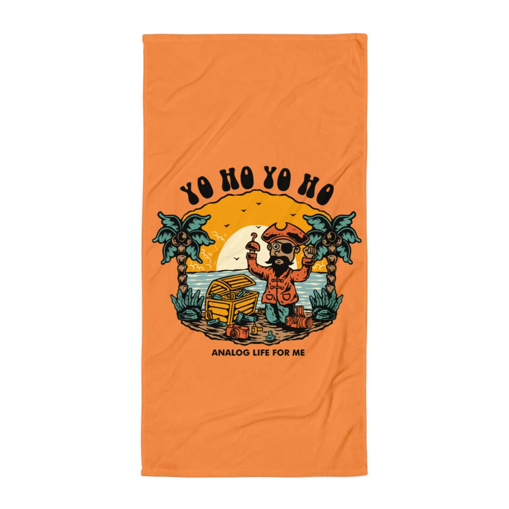 Yo Ho Yo Ho Analog Life For Me Towel